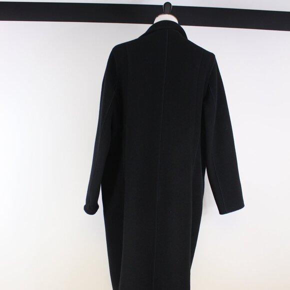 Lafayette 148 Black Cashmere & Rabbit Fur Coat – NWOT Women’s Large Quiet Luxury - Picture 8 of 14